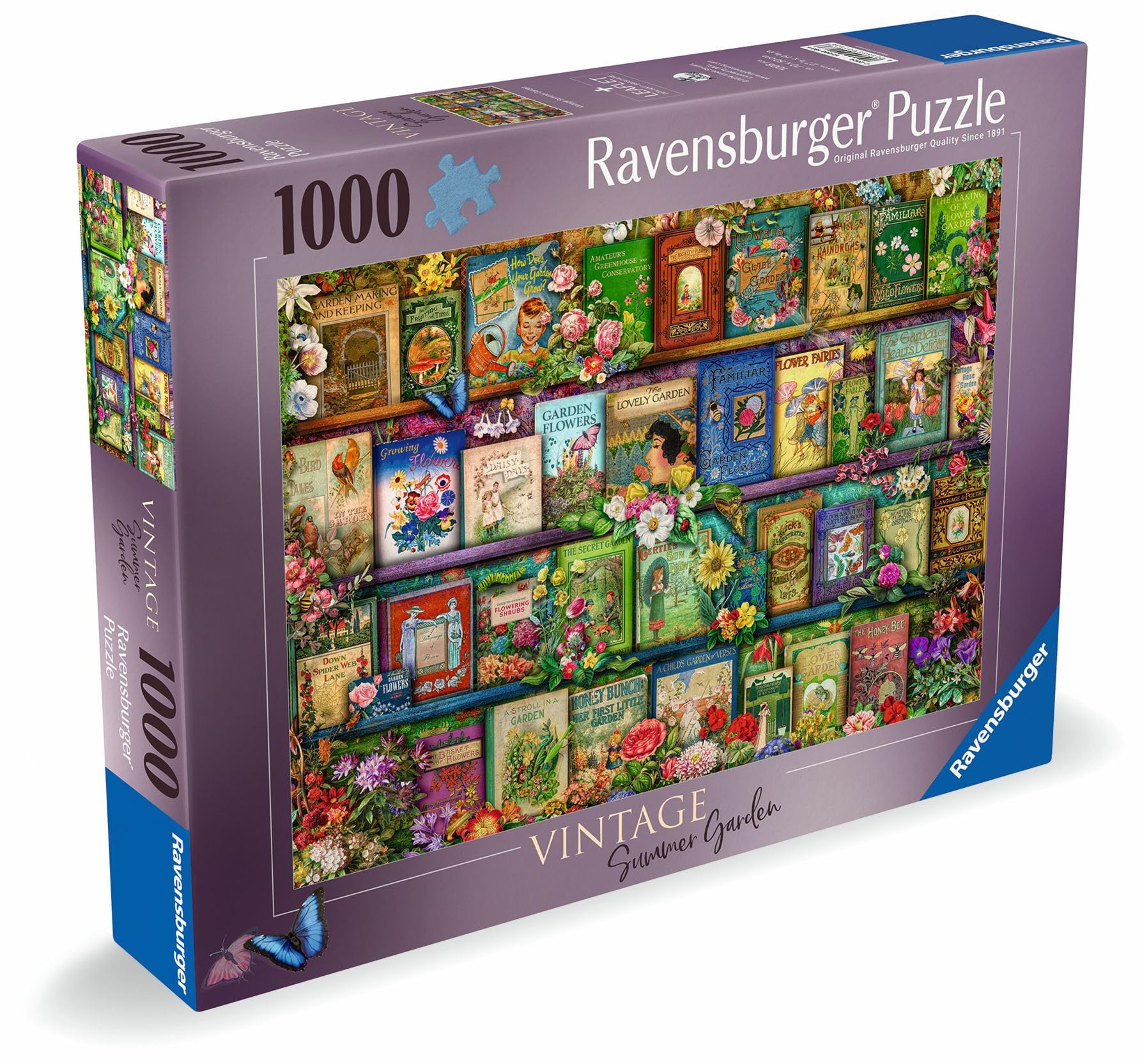 【新品未開封】 ガーデン・ロマンス　レスリーセイヤー　ジグソーパズル　1000P Amazon.com: Ravensburger Aimee Stewart Vintage Summer Garden 1000